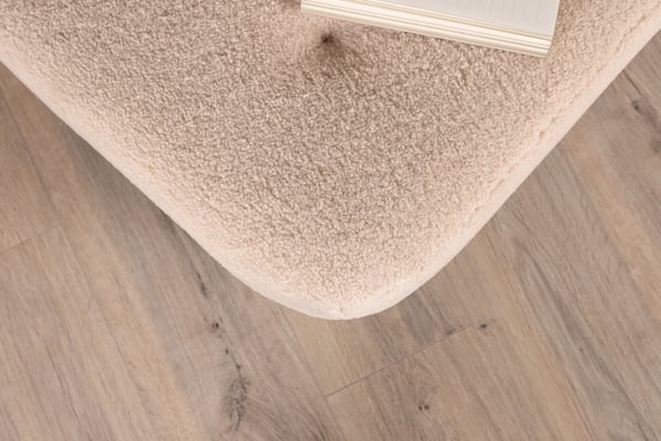 Rahi/Pouf, Salina, 59x59x40 cm, Valkoinen