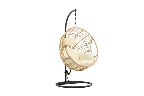 Riippukeinu, Viga, 160x186x105 cm, Offwhite