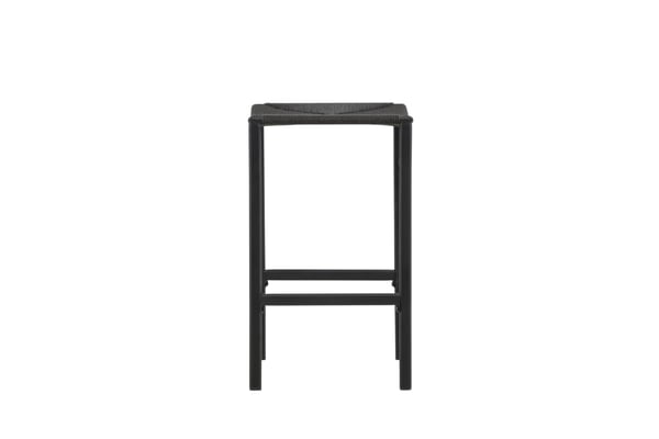 Baari tuoli, Polly 2-pack, 45x40x66 cm, Musta