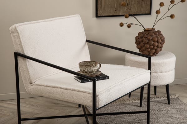 Sohva, Rakel Single, 65x78x66 cm, Offwhite