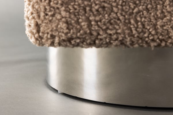 Rahi/Pouf, Newton, 45x38 cm, Hopea/Beige