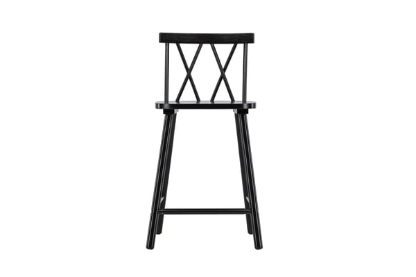 Baari tuoli, Mollöström 2-pack, 90x43 cm, Musta