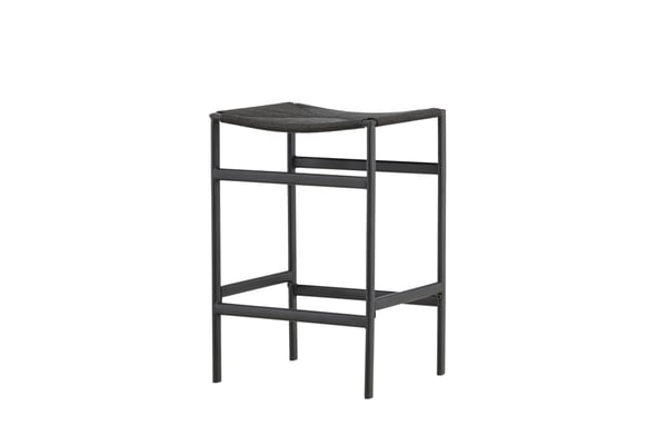 Baari tuoli, Polly 2-pack, 45x40x66 cm, Musta