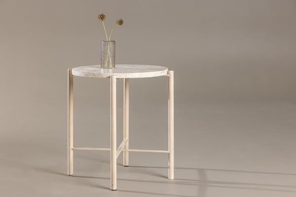 Sohvapöytä, Sandhamn, ⌀40 cm, Beige
