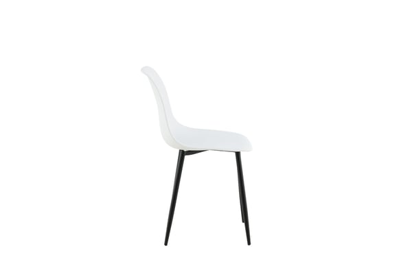 Ruokatuoli, Polar-muovi, 58x45,5x81 cm, valkoinen