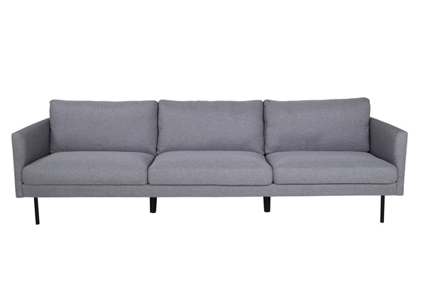 Sohva, Zoom 3-paikkainen, 262x54x80 cm, Harmaa