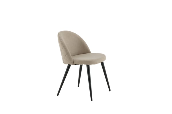 Tuoli, Samettisaumat, 57x76,5x50 cm, Beige