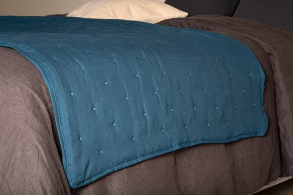 Päiväpeitto, Sally, 180x80 cm, Aqua