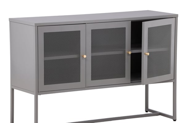 Kaappi, Malla, 40x80x120 cm, Vaaleanharmaa