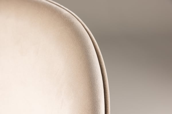 Ruokatuoli, sametti, 54x50x77 cm, beige