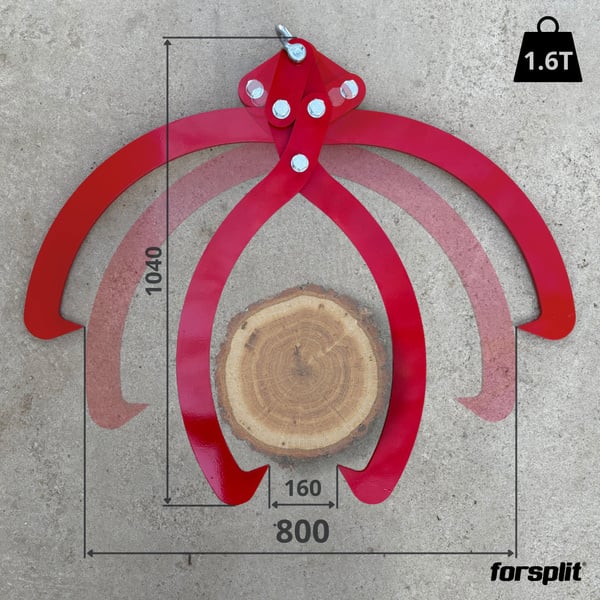 forsplit - CK800 timmergripare / tång / självlåsande tång / HDS / 800 mm