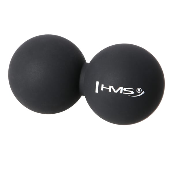 HMS BLC02 Dobbelt Lacrosse Massagebold Sort