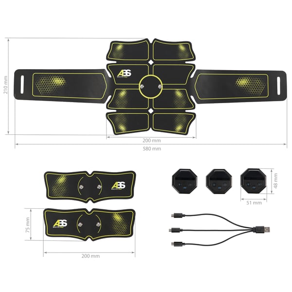 HMS ABS Master Pro Super Muscle Elektrostimulator