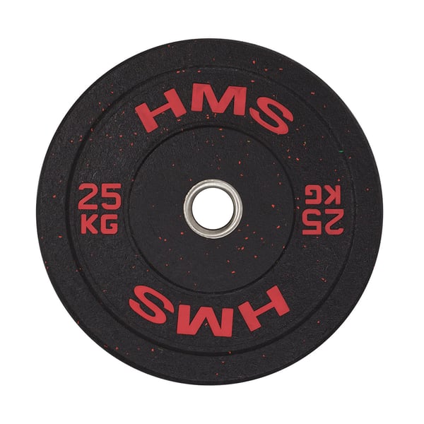 Olympisk stötfångarplatta HMS HTBR25 Röd 25 kg