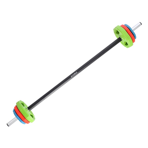 Fitnessskivstång med HMS-klämmor GBP01