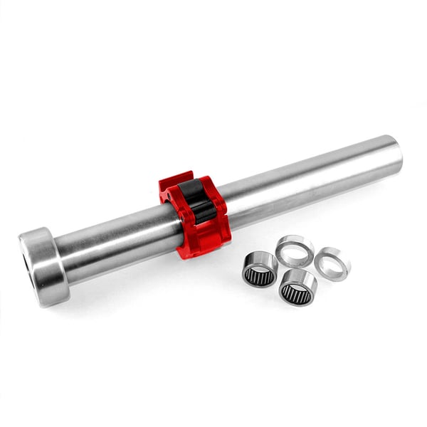 Olympisk stång GO450 (+ ZG1000R) 18,5 kg 2200 mm med Lock Jaw röda klämmor