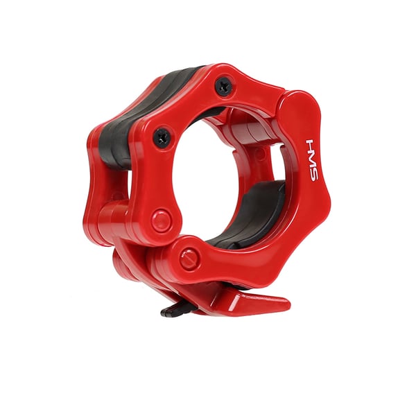 Olympisk stång GO450 (+ ZG1000R) 18,5 kg 2200 mm med Lock Jaw röda klämmor