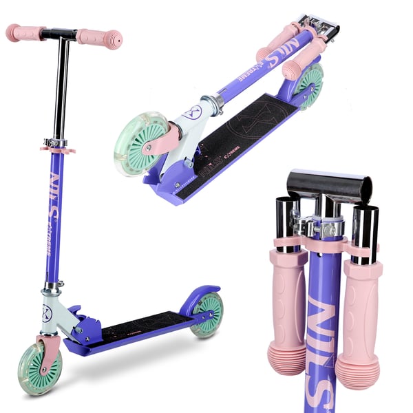 Nils Extreme HD120L LED violetti skootteri