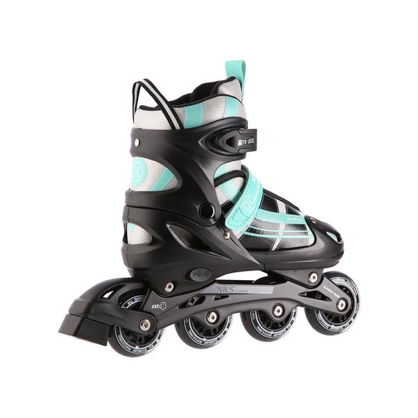 Nils Extreme NH18366A 2-i-1 inlines med utbytbart hockeystycke, nyskick, storlek L (39-42)