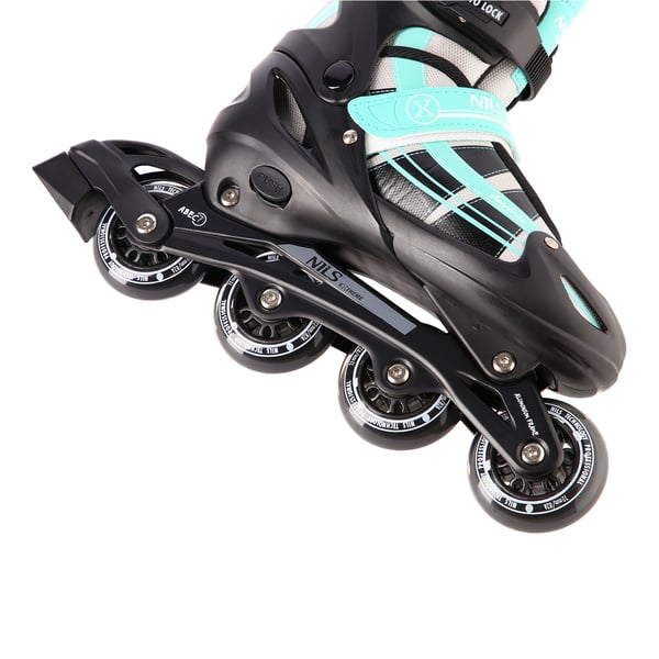 Nils Extreme NH18366A 2-i-1 inlines med utbytbart hockeystycke, nyskick, storlek L (39-42)
