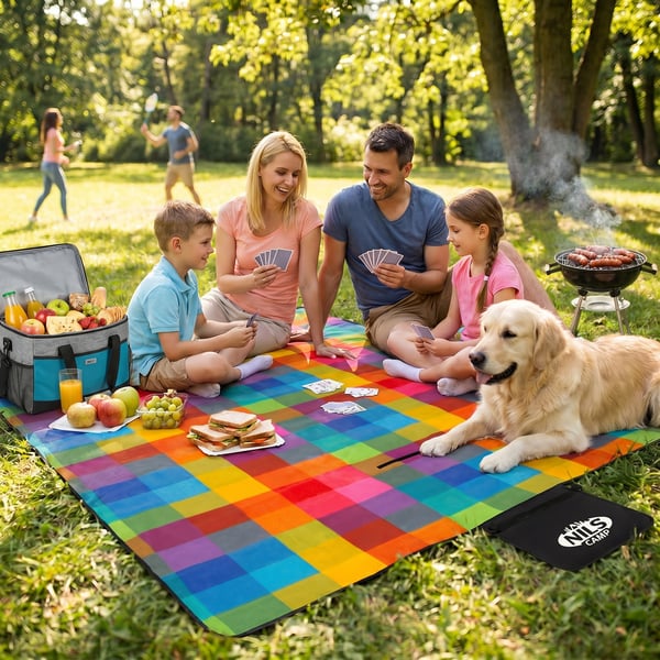 NILS Camp NC2221 Picknickfilt 250x200 cm PE + ALU