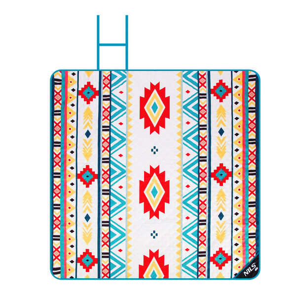 NILS Camp NC8022 Aztek Picnictæppe 195x200 cm