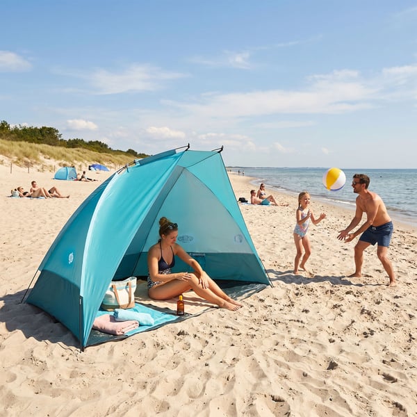 NILS NC8030 strandtelt turkis 260x120x120 cm