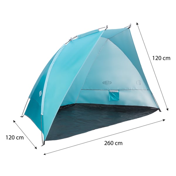 NILS NC8030 strandtelt turkis 260x120x120 cm