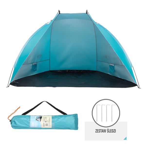 NILS NC8030 strandtelt turkis 260x120x120 cm