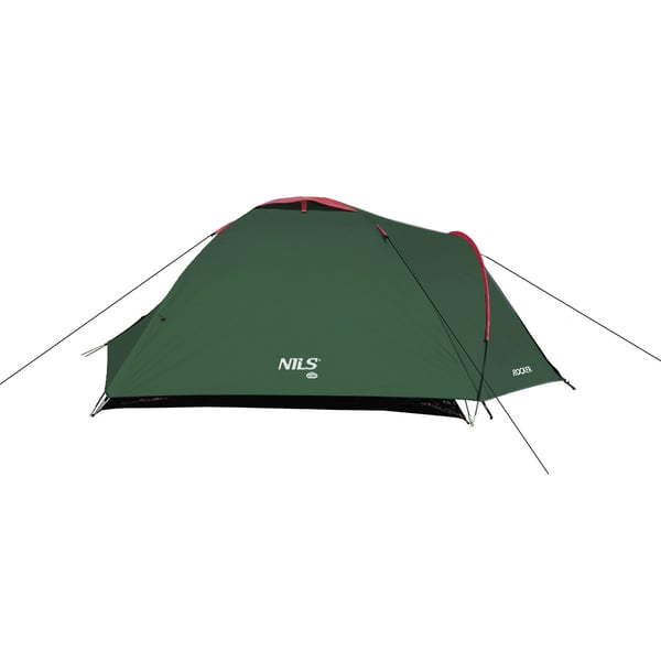 NILS CAMP Rocker NC6013 retkiteltta vihreä ja punainen