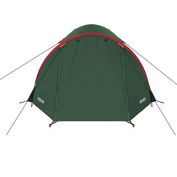 NILS CAMP Rocker NC6013 retkiteltta vihreä ja punainen