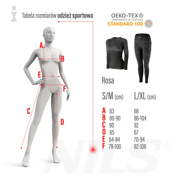 NILS Rosa BTS0062 dame termobukser sort L/XL