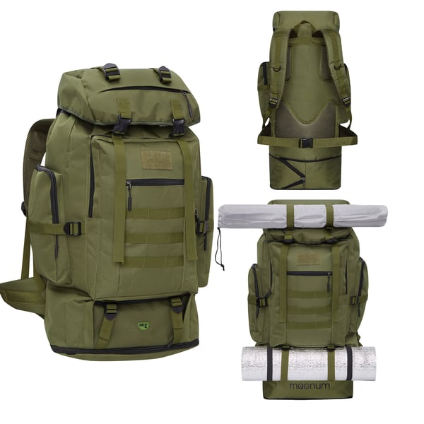 NILS CAMP Magnum NC1785 taktisk ryggsäck grön 100 l