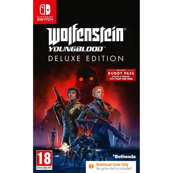 Wolfenstein: Youngblood - Deluxe Edition (Code in a Box) (Switch) Wolfenstein: Youngblood - Deluxe Edition (Code in a Box) (Switch)