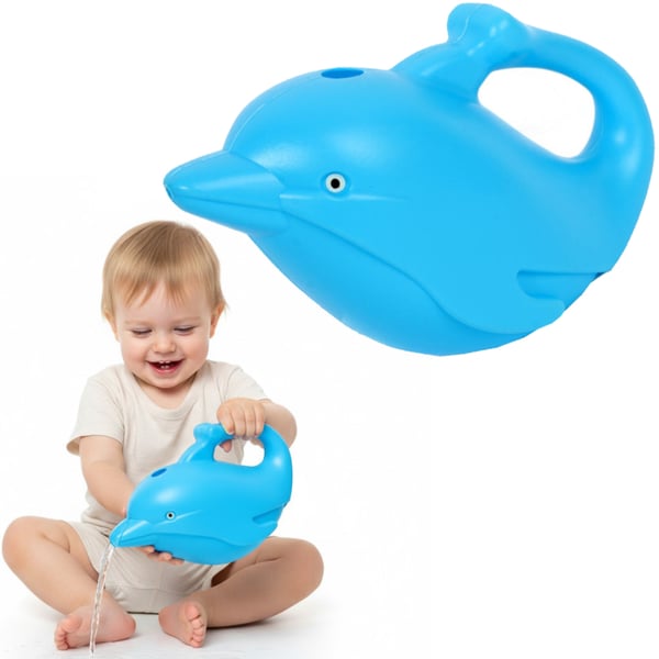 Dolphin-koristekastelukannu 1 l sininen