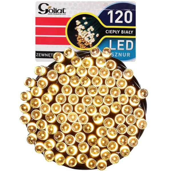 120 LED-joulukuusen valoa sisätiloihin, lämmin valkoinen