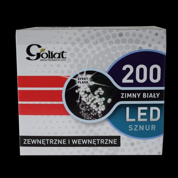 Joulukuusen valot, viileän valkoinen, 200 LEDiä, salamaefekti, sisä- ja ulkokäyttöön [200LED-salama]