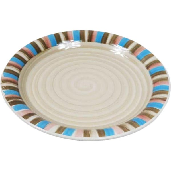 Randig tallerkæn, diameter 26 cm