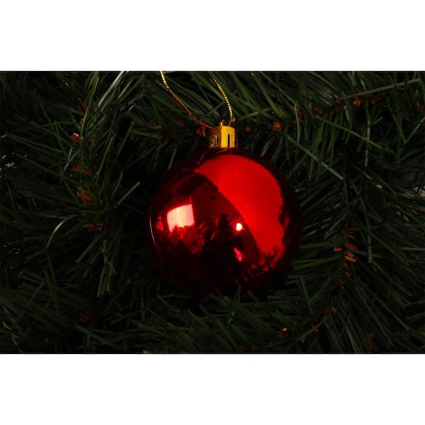 Valaistu joulukoriste - Luminen kirkko LED-valoilla, Mitat 38 cm, Väri valkoinen, Paristokäyttöinen