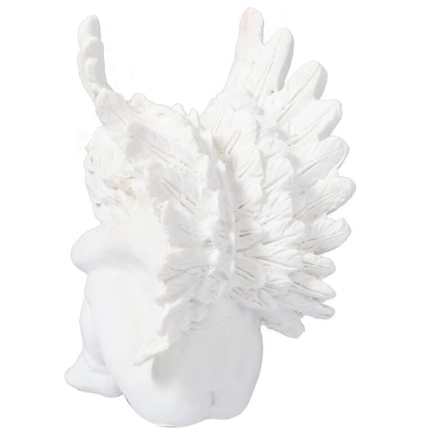 Valkoinen enkeli siivillä 15 cm