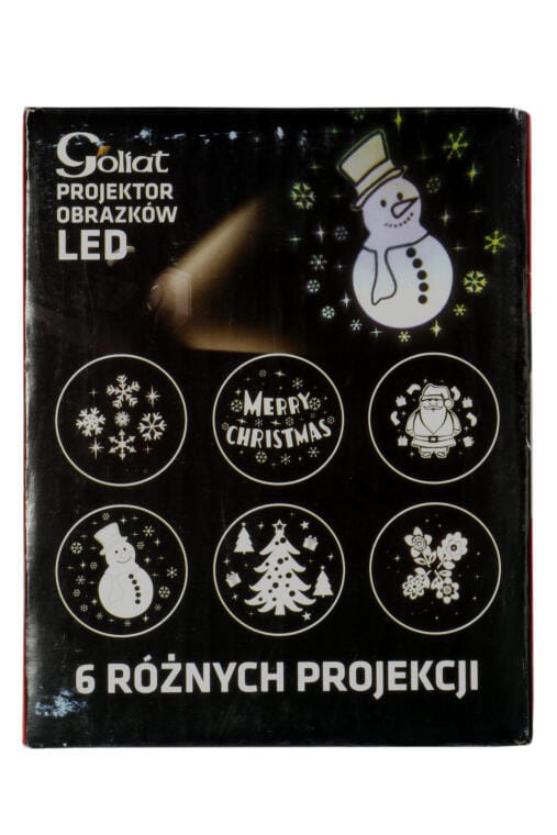 LED-jouluprojektori, jossa on 6 kuviota ulkokäyttöön