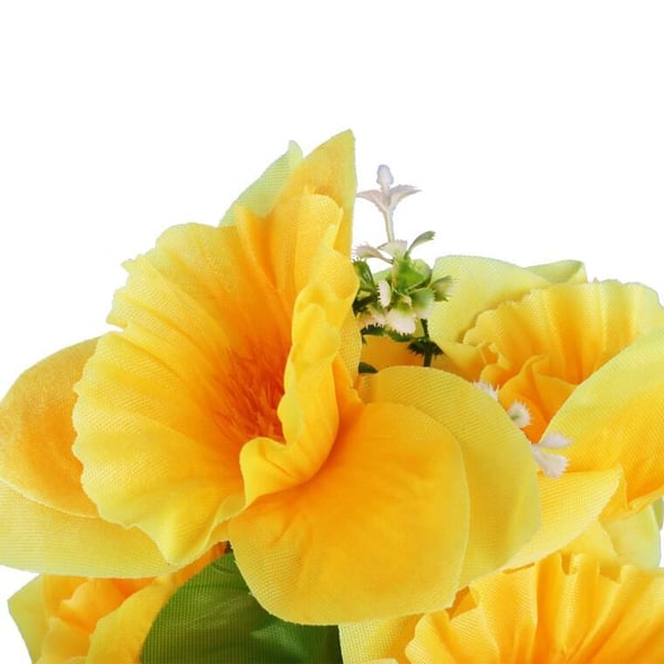 Påskliljebukett 9 blommor 40 cm
