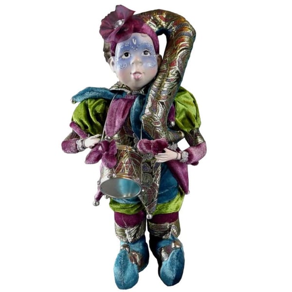 Elegantti Pierrot keraamisella koristeella ja soittorasialla