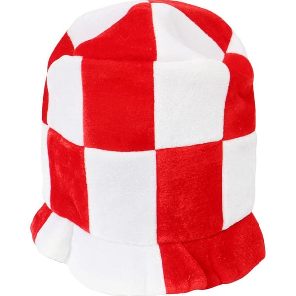 Polska stor fläktcylinder i vitt och rött
