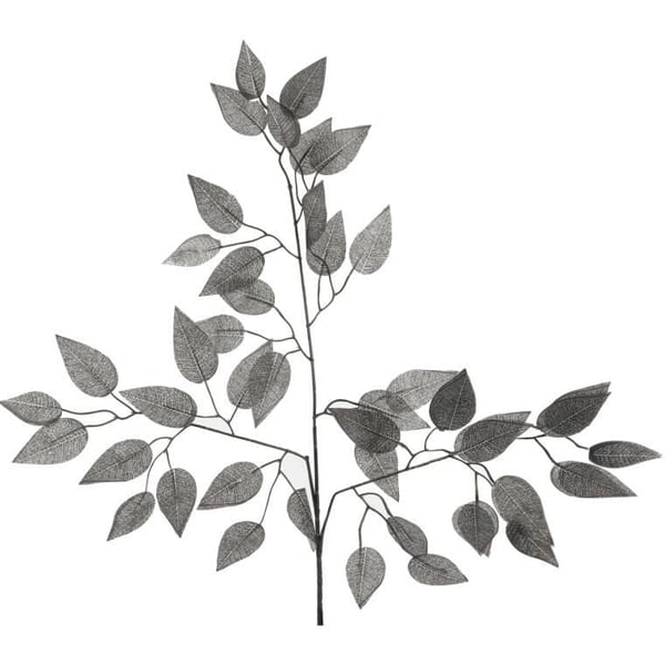 Trippelbladskren svart 60 cm