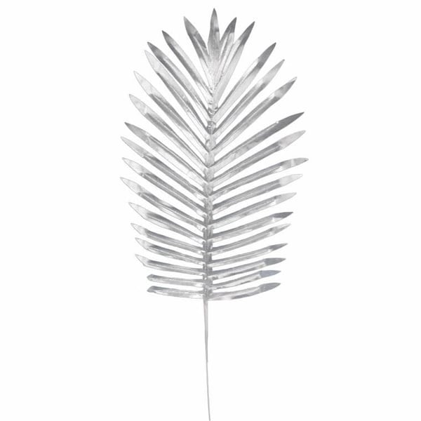 SILVER cycasblad för blomsterarrangemang 35x20 cm