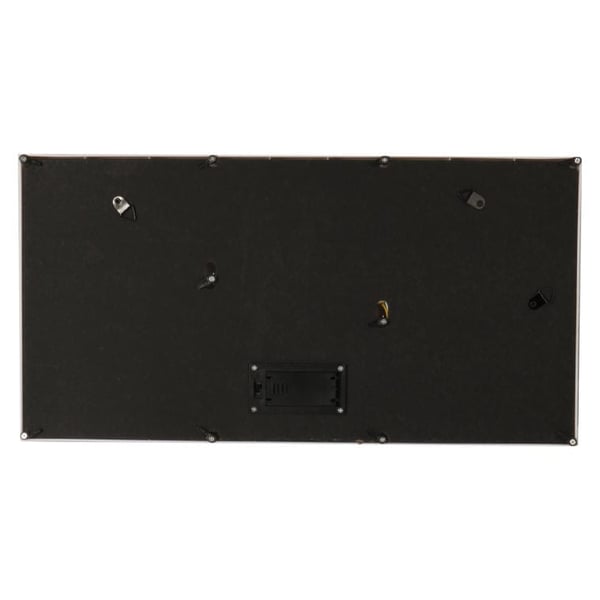 Valkoinen koristekehys LED-taustavalolla 40x20cm