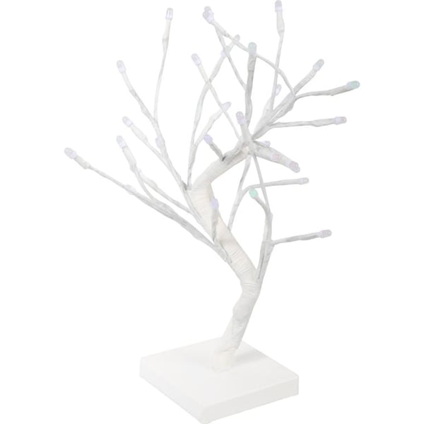 Kunstigt LED-bonsaitræ 45 cm flerfarvt