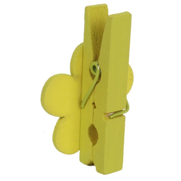 Puiset kukkaklipsit 6 kpl 4,5 cm pääsiäiskevät