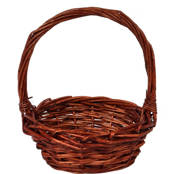 Luonnonvärinen pääsiäiskori pääsiäiskoristeisiin, halkaisija 18 cm, korkeus 20 cm Luonnonvärinen pääsiäiskori pääsiäiskoristeisiin, halkaisija 18 cm, korkeus 20 cm